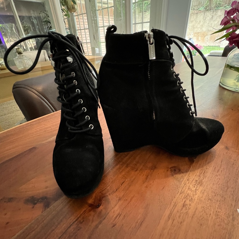 Michael Kors wedge booties